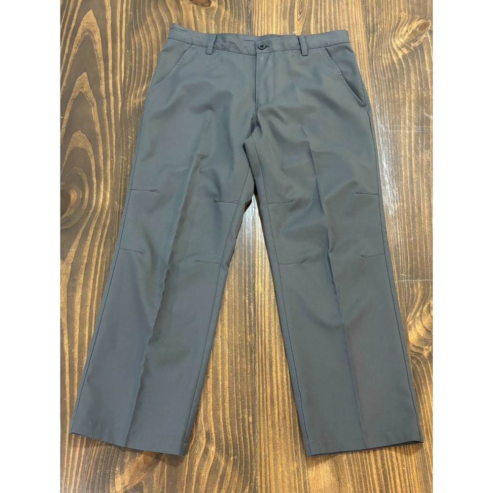 IZOD Golf Pants Mens‎ 33x30 Gray Slim Fit Stretch Performance Flat Front Pants - Picture 3 of 7